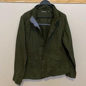 Toad&co linen jacket olive green